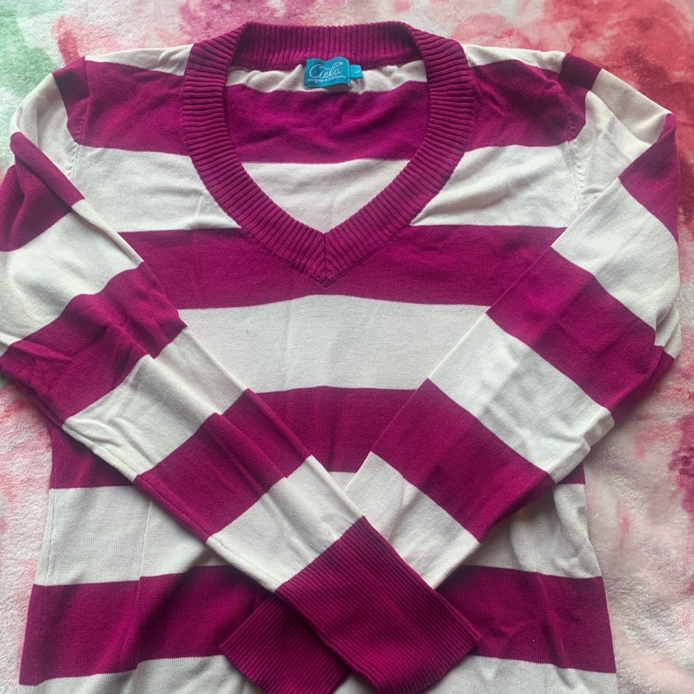 Women’s striped sweater
